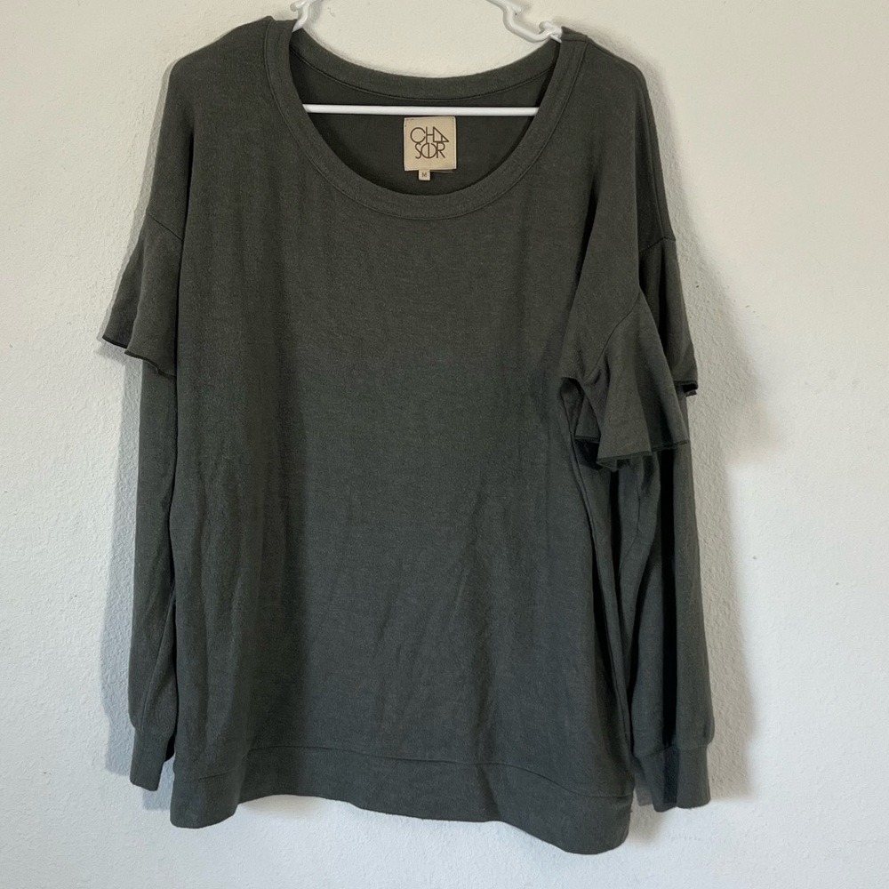 Chaser Ruffle Sweatshirt - Picture 2 of 8